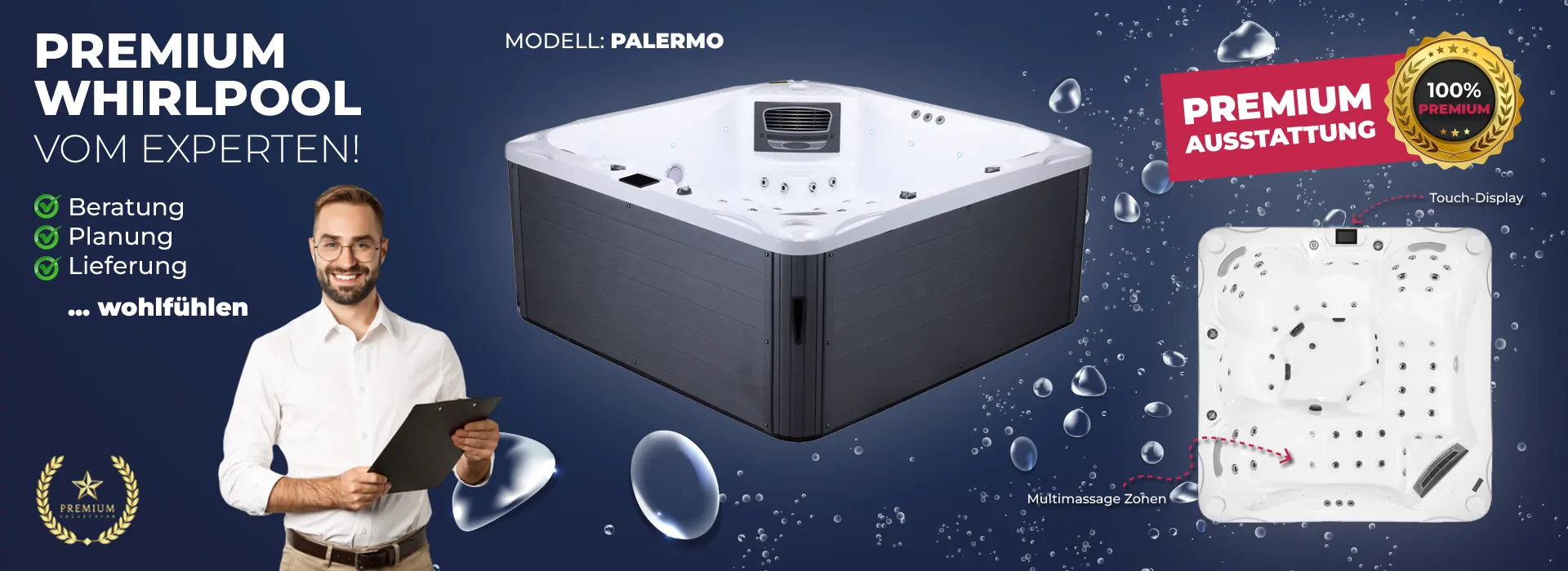 Terrassen Whirlpool Palermo